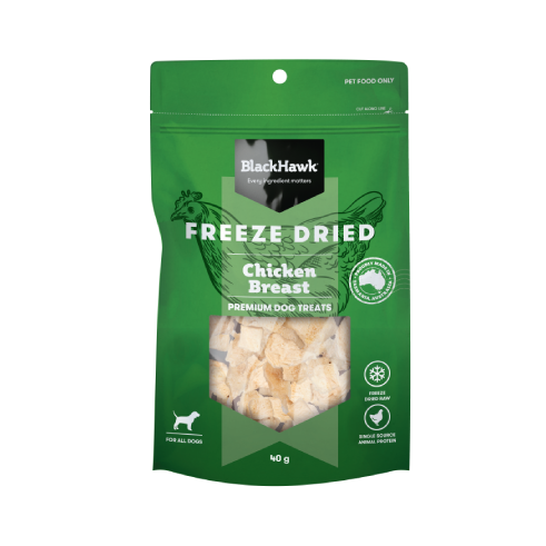 Black Hawk Adult Dog Freeze Dried Treats All Breeds Chicken Breast 45g
