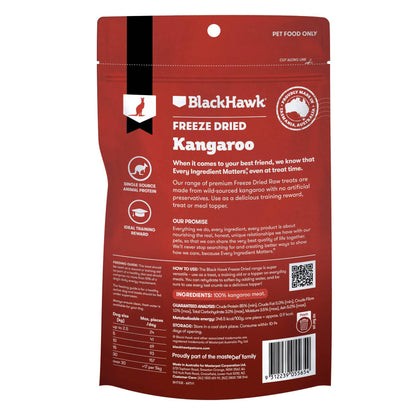 Black Hawk Adult Dog Freeze Dried Treats All Breeds Kangaroo 40g