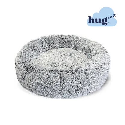 Superior Pet Goods Hugzzz Memory Ortho Curl Up Cloud Calming Bed Dove Grey