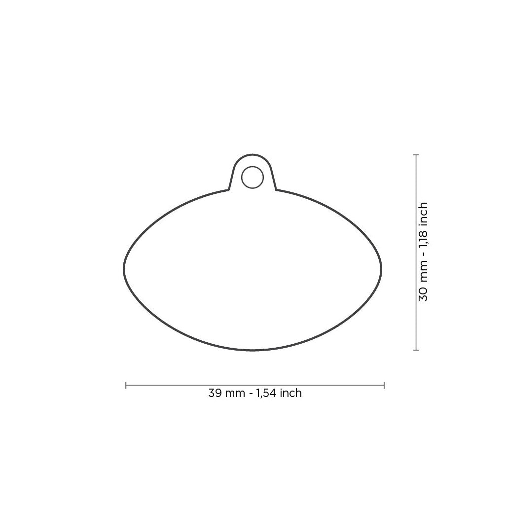 My Family Charm American Football ID Tag