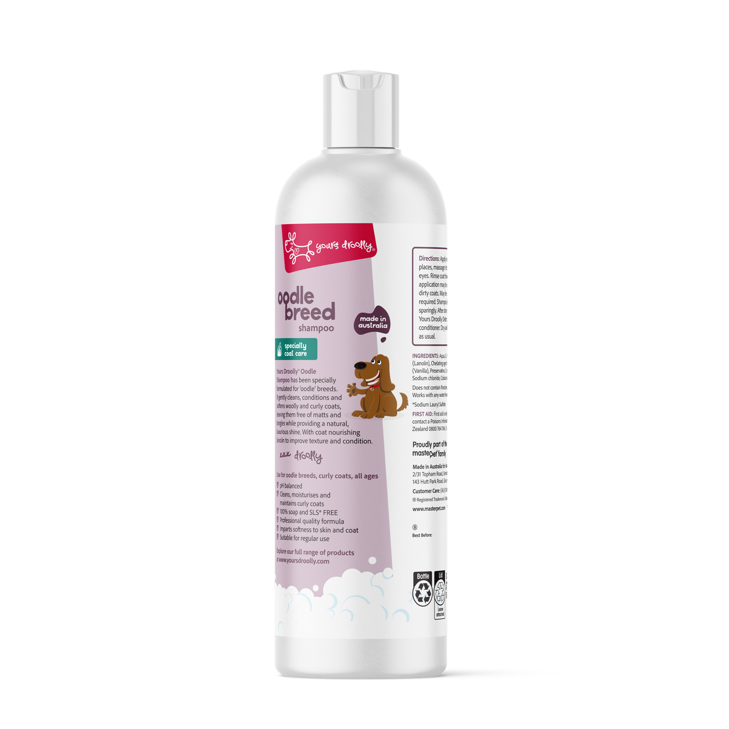 Yours Droolly Oodle Breed Dog Shampoo For Curly Hair 500ml