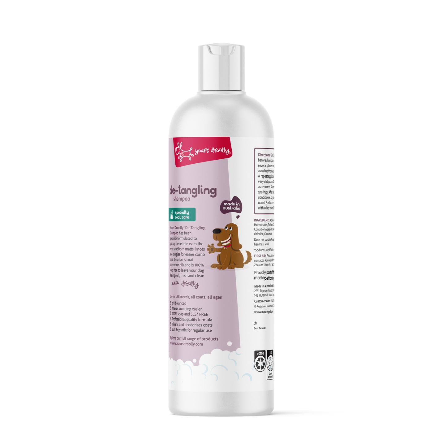 Yours Droolly Detangling Dog Shampoo 500ml