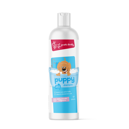 Yours Droolly Tearless Puppy Shampoo Baby Powder 500mL