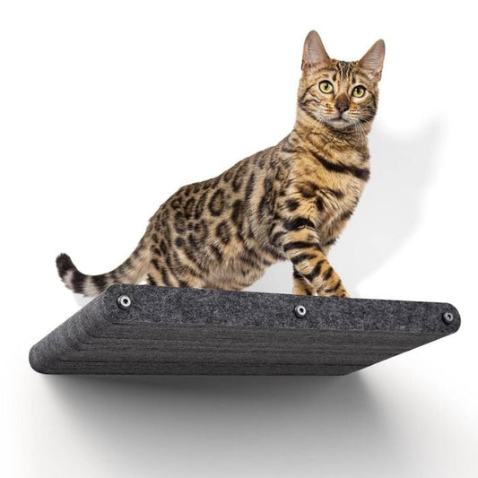 Pryde Charcoal Long Lounger Cat Climber