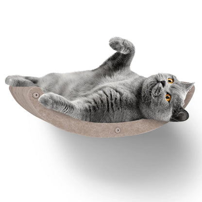 Pryde Oatmeal Curved Nest Cat Climber