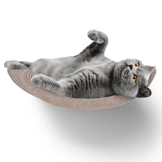 Pryde Oatmeal Curved Nest Cat Climber