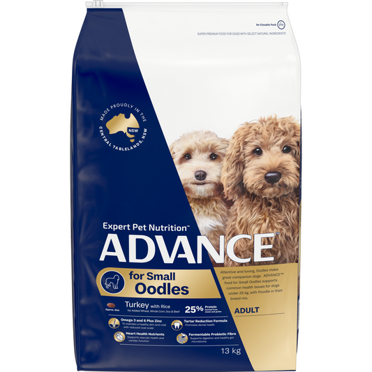 Advance Oodles Adult Small Breed Turkey with Rice Dry Dog Food