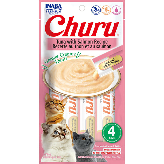 Inaba Churu Tuna with Salmon Cat Treat 56g