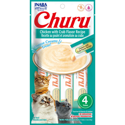 Inaba Churu Chicken with Crab Cat Treat 56g