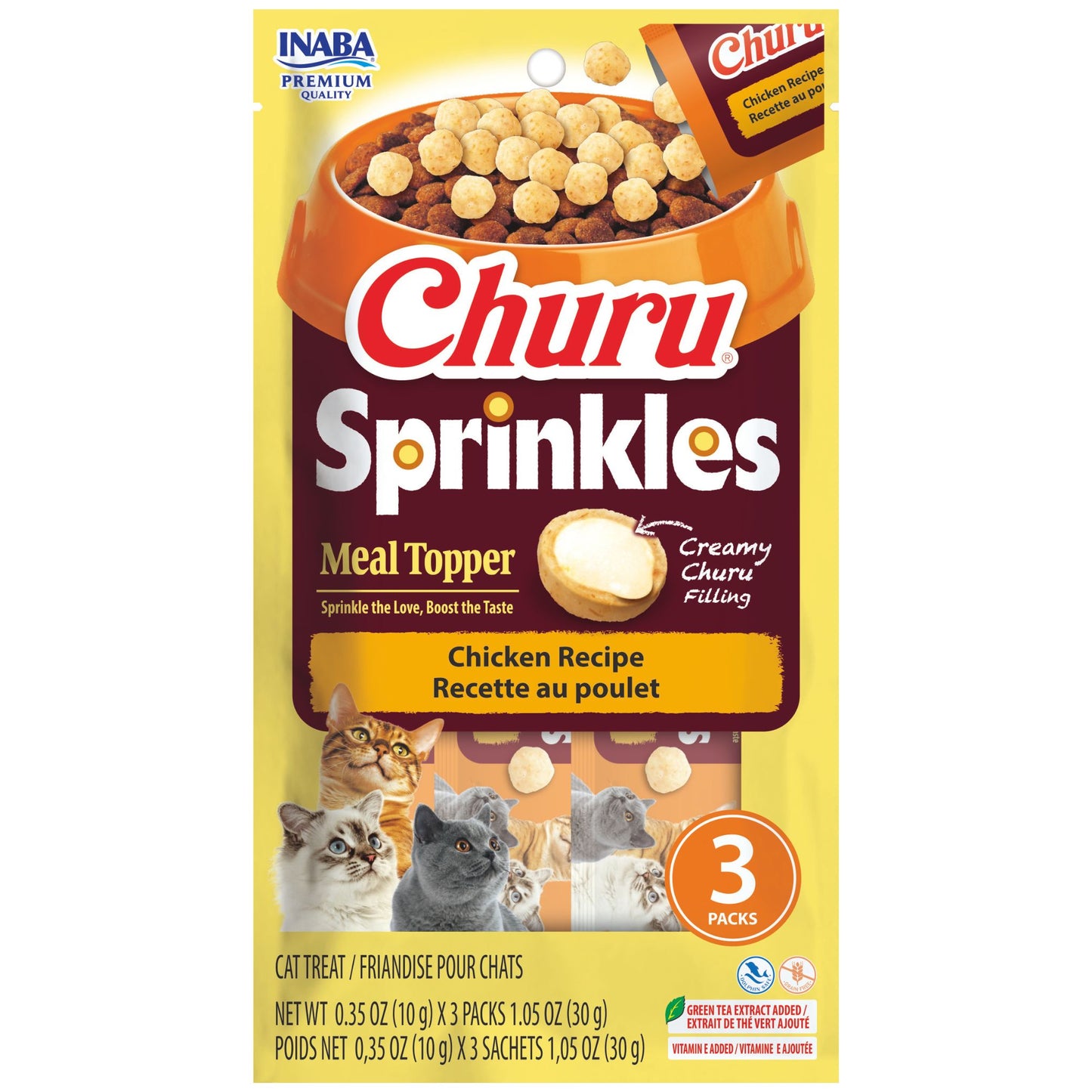 Inaba Churu Sprinkles Chicken Recipe 3pk
