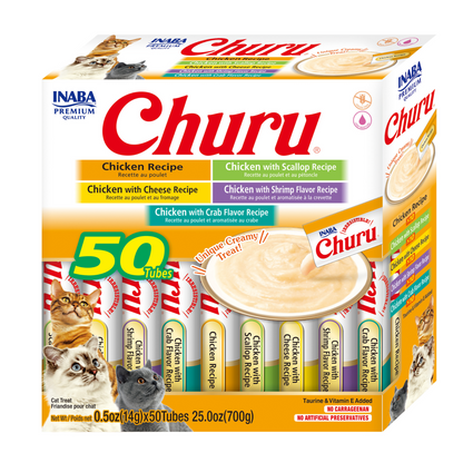Inaba Churu Chicken Variety Box 50x14g