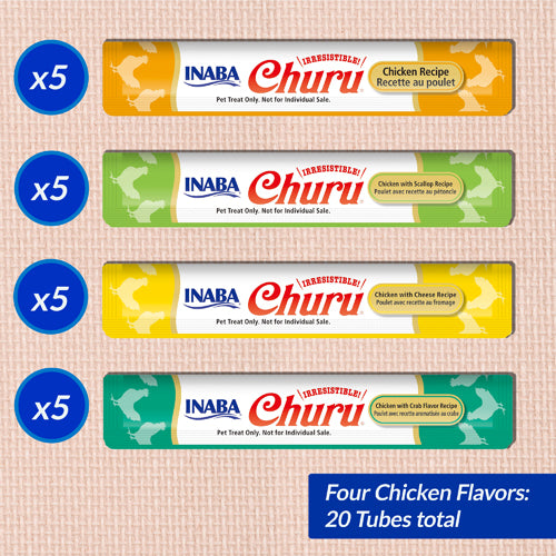 Inaba Churu Chicken Variety Box 20x14g