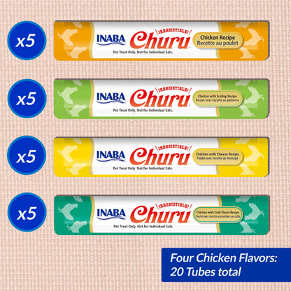 Inaba Churu Chicken Variety Box 20x14g