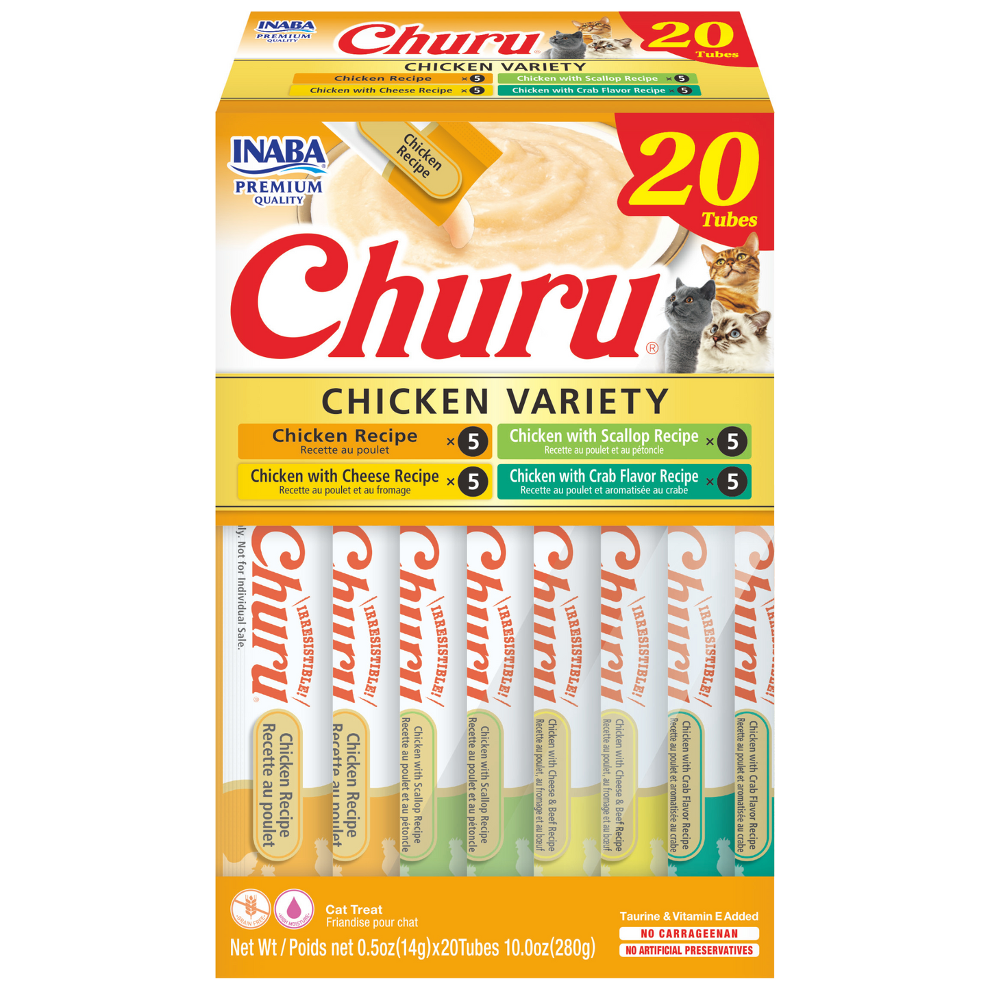 Inaba Churu Chicken Variety Box 20x14g
