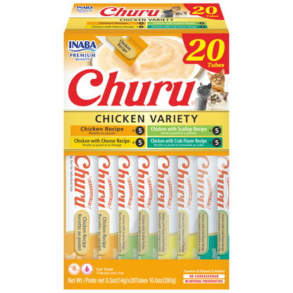 Inaba Churu Chicken Variety Box 20x14g