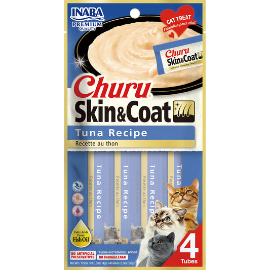 Inaba Churu Skin & Coat Tuna Recipe 4pk