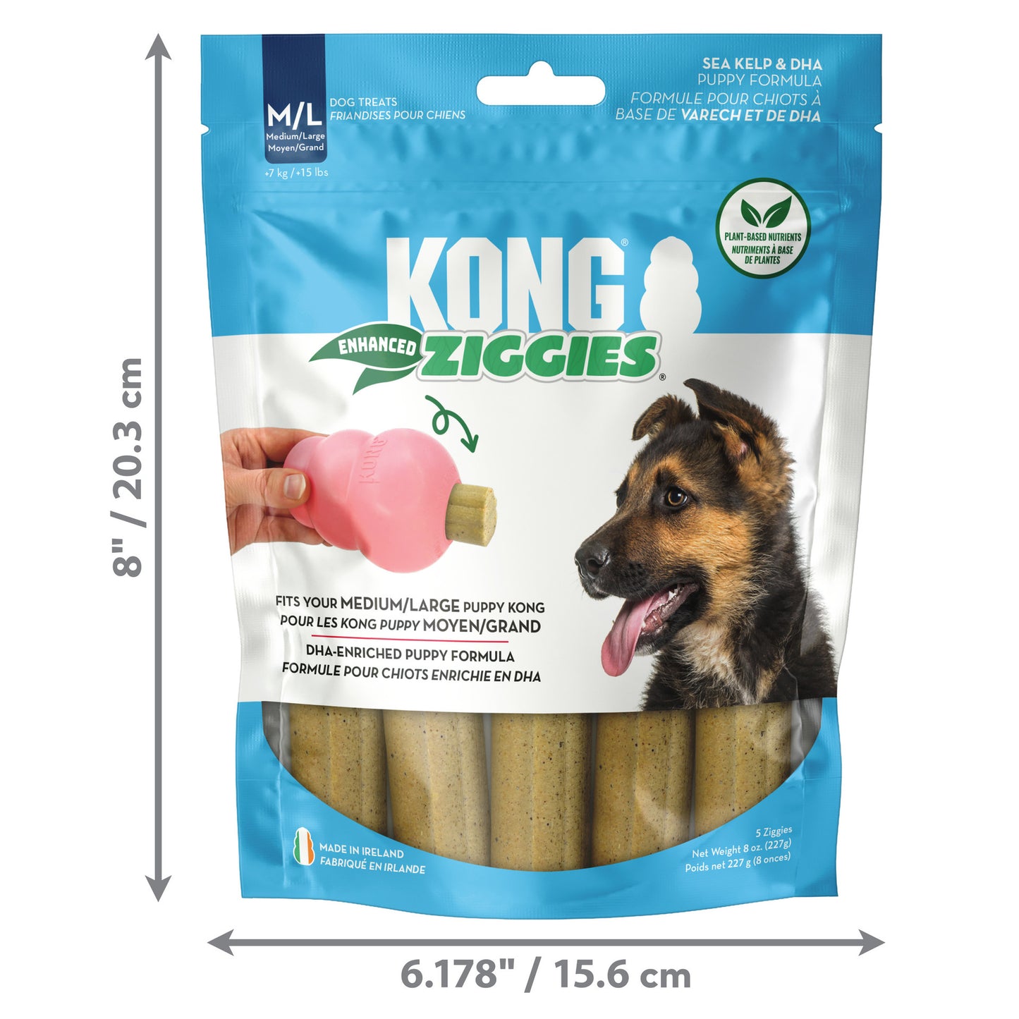 KONG Ziggies Enhanced Puppy Med/Lge 227g