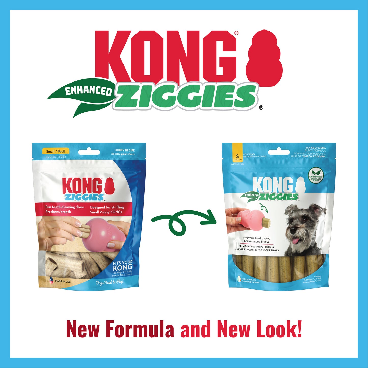 KONG Ziggies Enhanced Puppy Small 198g