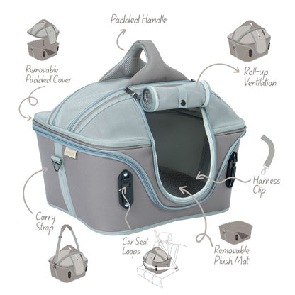Cattitude 2 in 1 Pet Carrier & Car Seat