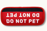 Do Not Pet Dog Double-Sided Dog Leash/Harness Tag