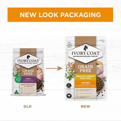 Ivory Coat Grain Free Adult Healthy Weight Dry Dog Food Chicken