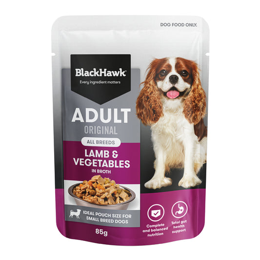 Black Hawk Original Adult Small Breeds Lamb & Vegetables in Broth Wet Dog Food
