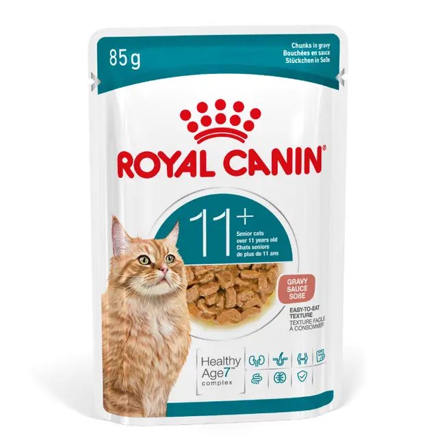 Royal Canin Ageing 11+ Cat Wet Food Pouches in Gravy
