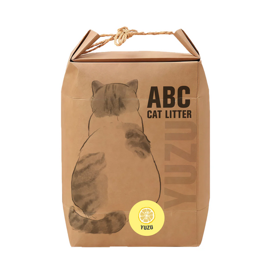 ABC Vegan Cat Litter Yuzu Scent Biodegradable, Clumpable & Flushable