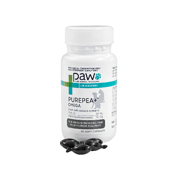 PAW PurePEA + Omega for Dogs & Cats 90 Cap