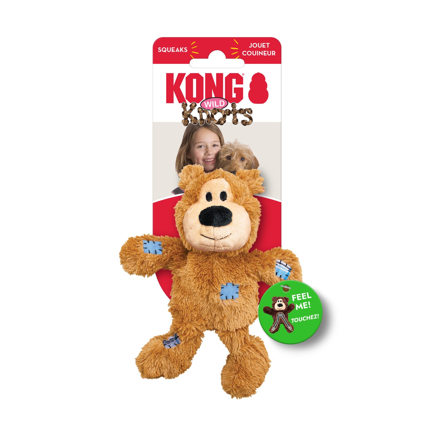 KONG Wild Knots Bear Dog Toy - Extra Small
