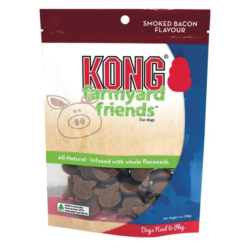 KONG Farmyard Friends Smokey Bacon Flavour 200g