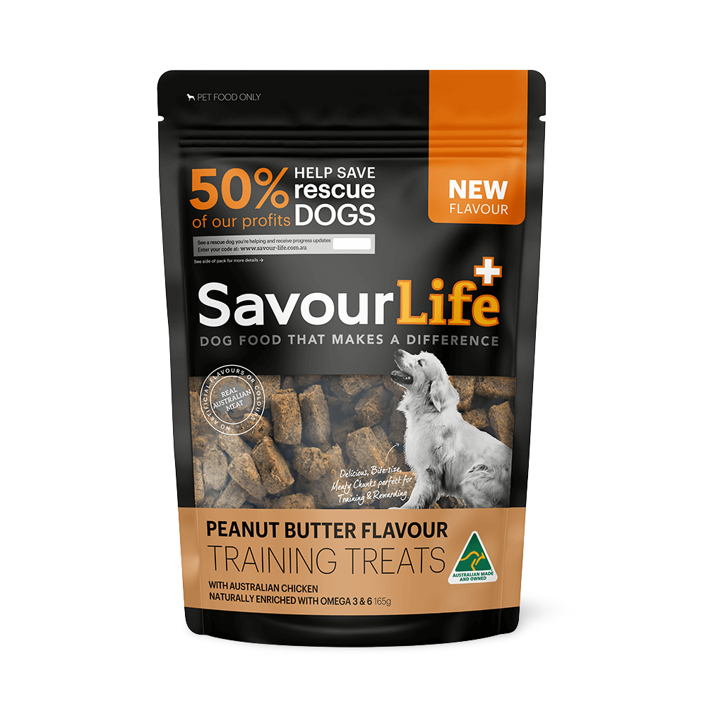 Savourlife Australian Peanut Butter Flavoured Training Treats 165g