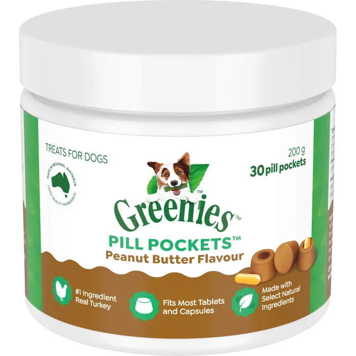 Greenies Pill Pockets Peanut Butter Flavour 30 Pieces