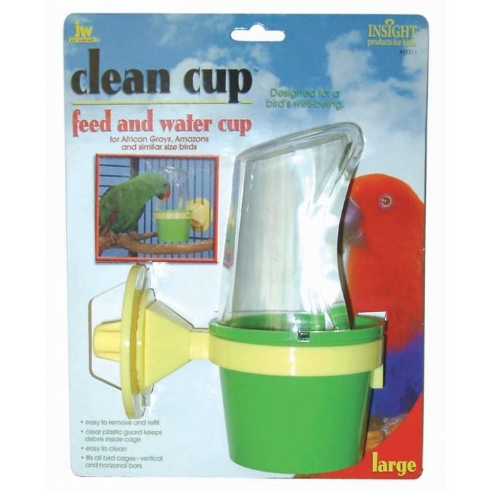 Insight Clean Cup Bird Feed & Water Cup Large