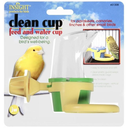 Insight Clean Cup Bird Feed & Water Cup Small