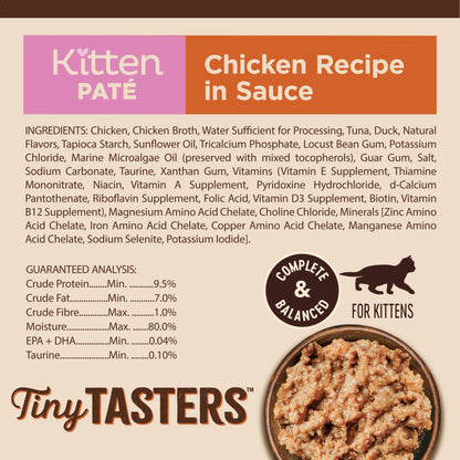 Wellness Core Tiny Tasters for Kittens Chicken Recipe