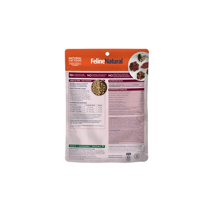 Feline Natural Grain-Free Freeze-Dried Lamb & Venison Cat Food