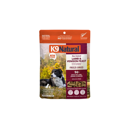 K9 Natural Lamb & Venison Feast Freeze-Dried Dog Food