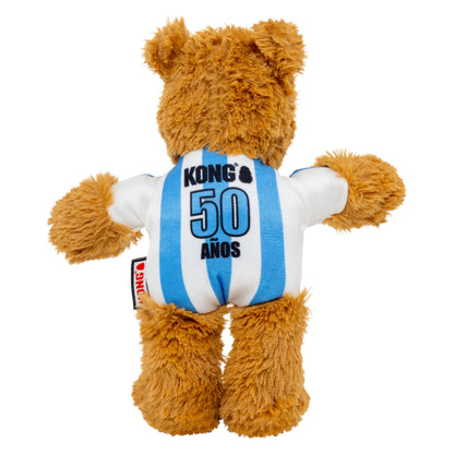 KONG Wild Knots Soccer Teddy Argentina Medium Limited Edition