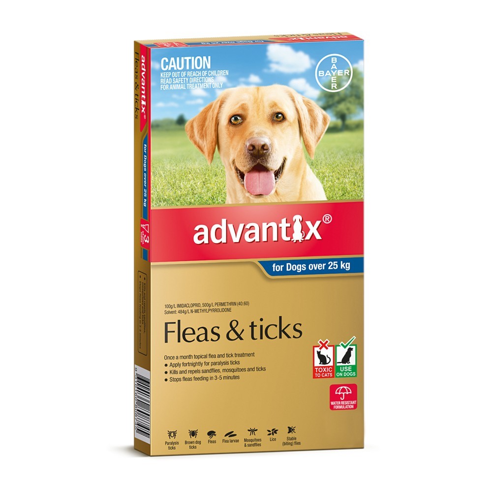 Advantix Extra Large Dog Over 25kg Blue