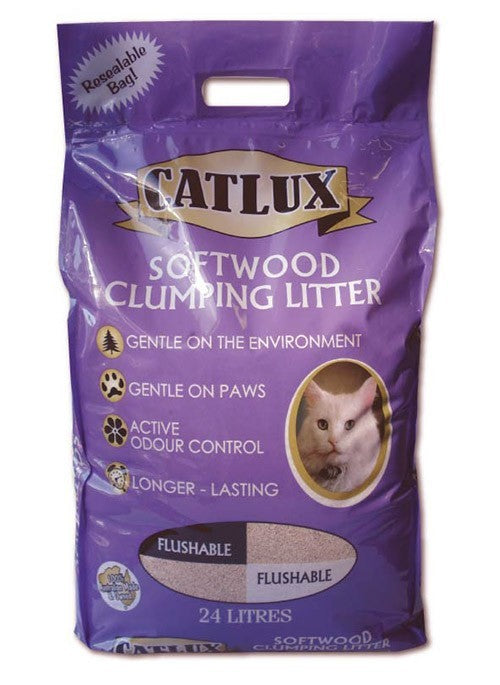 Catlux Soft Clumping Litter 24ltr Cat Litter (warehouse pick up and local delivery only)