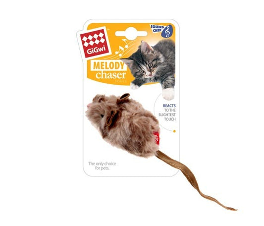 GiGwi Melody Chaser Mouse Cat Toy