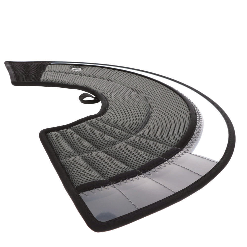 Zeez Padded Adjustable Recovery Cone Grey/Clear