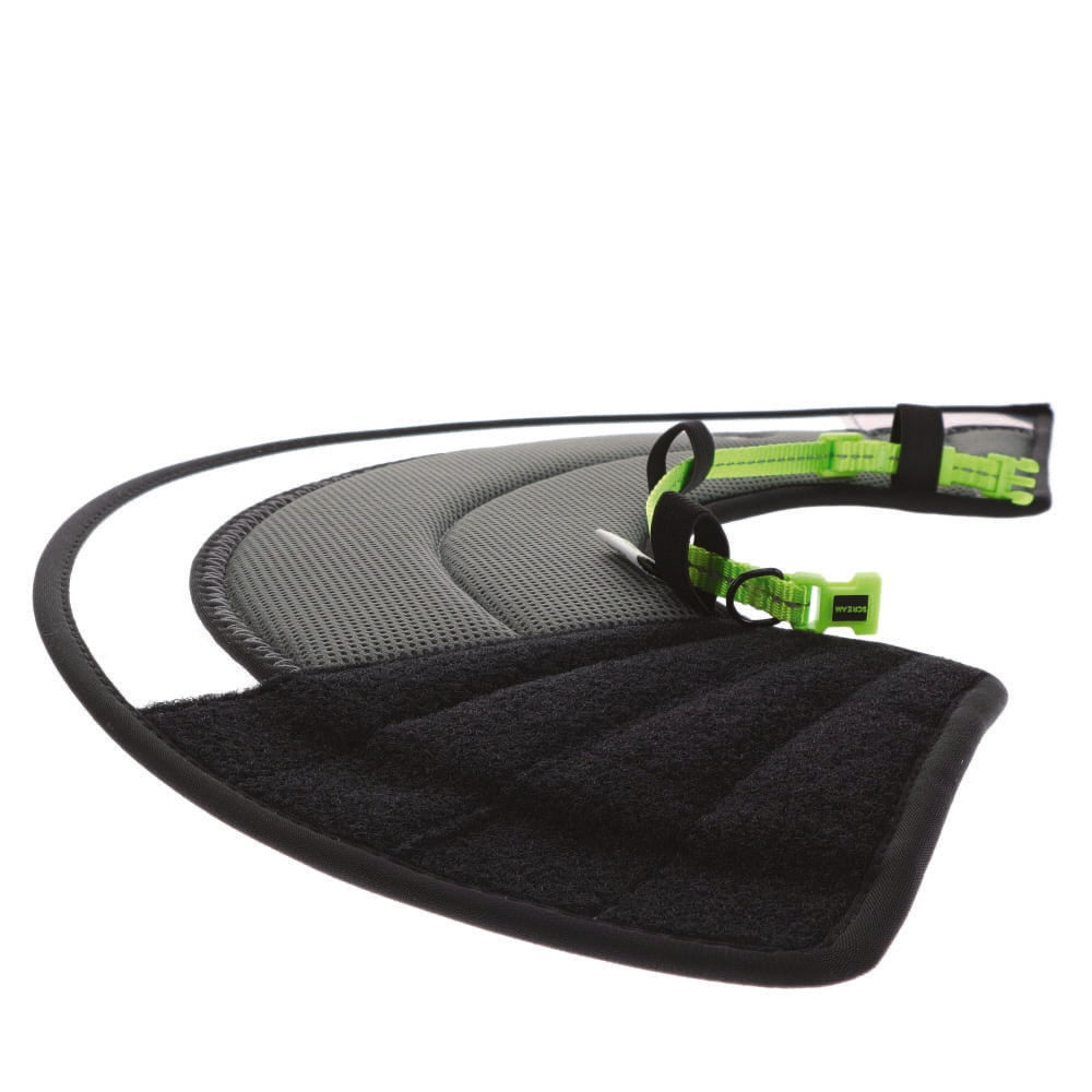 Zeez Padded Adjustable Recovery Cone Grey/Clear