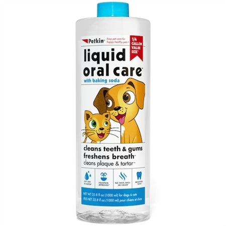 Petkin Liquid Oral Care With Baking Soda 1L