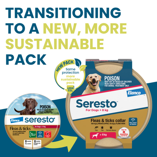 Seresto Collar for Large Dogs 8-Month Flea & Tick Protection