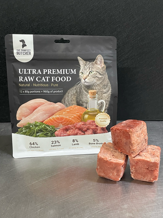 The Pawfect Butcher Cat Raw Meat Blend