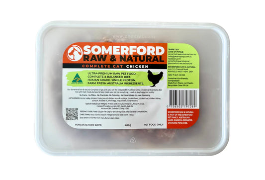 Somerford Raw & Natural Cat Chicken 400g