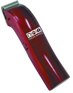 Shear Magic Pet Dog Rocket Trimmer Red 4500 Cordless Battery Operated
