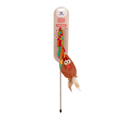 Cattitude Whisker Workout Tim Turkey Teaser Wand